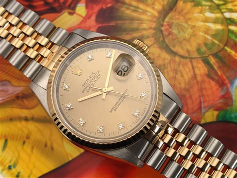 rolex day datejust gold